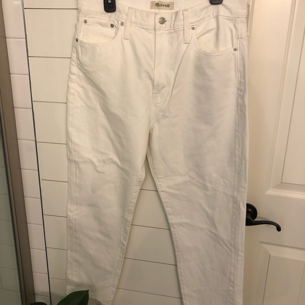 Madewell Perfect Summer Jean in Tile White